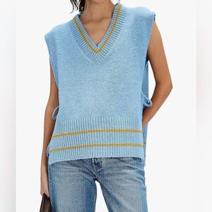 NWT Blue Sweater Vest